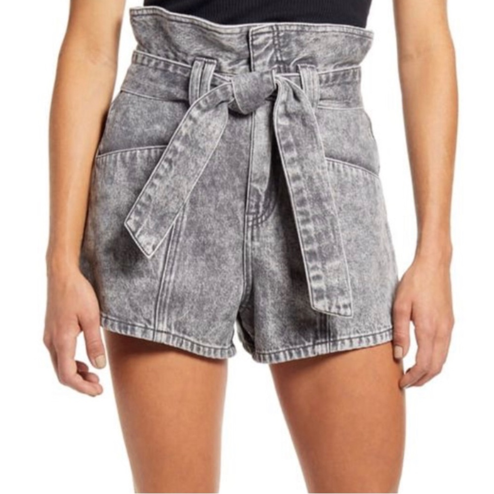 NWT Blank NYC Paperbag waist denim shorts